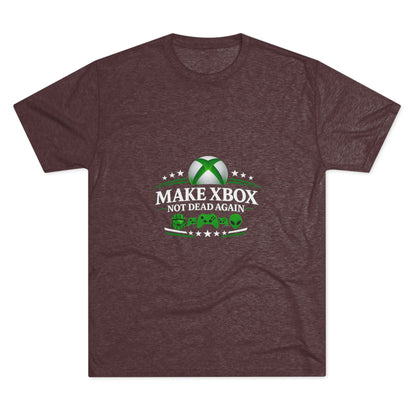 Make Xbox Not Dead Again - Unisex Tri-Blend Crew Tee
