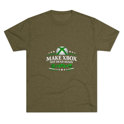 Make Xbox Not Dead Again - Unisex Tri-Blend Crew Tee