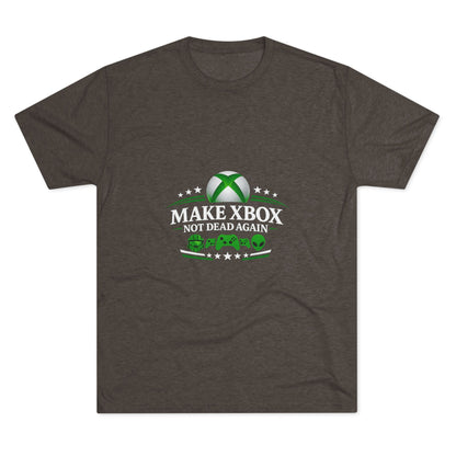 Make Xbox Not Dead Again - Unisex Tri-Blend Crew Tee