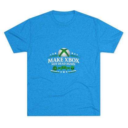 Make Xbox Not Dead Again - Unisex Tri-Blend Crew Tee
