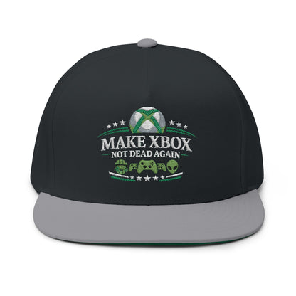 Make Xbox Not Dead Again - Flat Bill Cap (Embroidery)