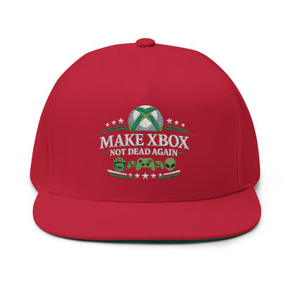 Make Xbox Not Dead Again - Flat Bill Cap (Embroidery)