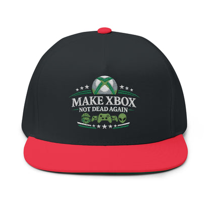 Make Xbox Not Dead Again - Flat Bill Cap (Embroidery)