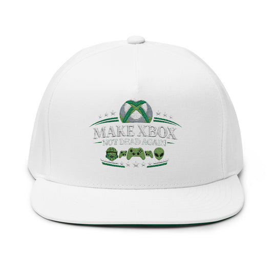 Make Xbox Not Dead Again - Flat Bill Cap (Embroidery)