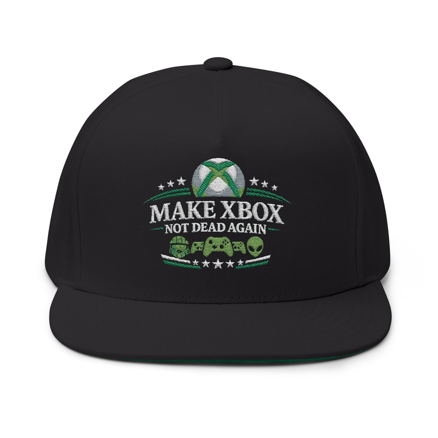 Make Xbox Not Dead Again - Flat Bill Cap (Embroidery)